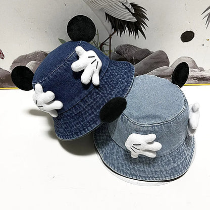 Creative Cartoon Face Covering Bucket Hat