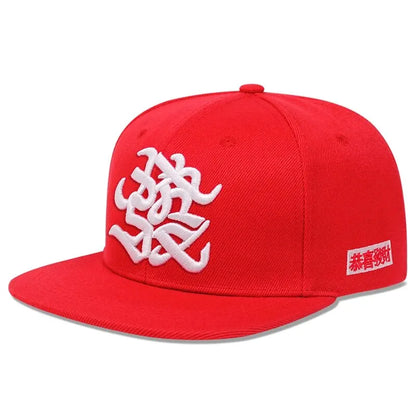 Unisex Embroidery Snapback Baseball Cap