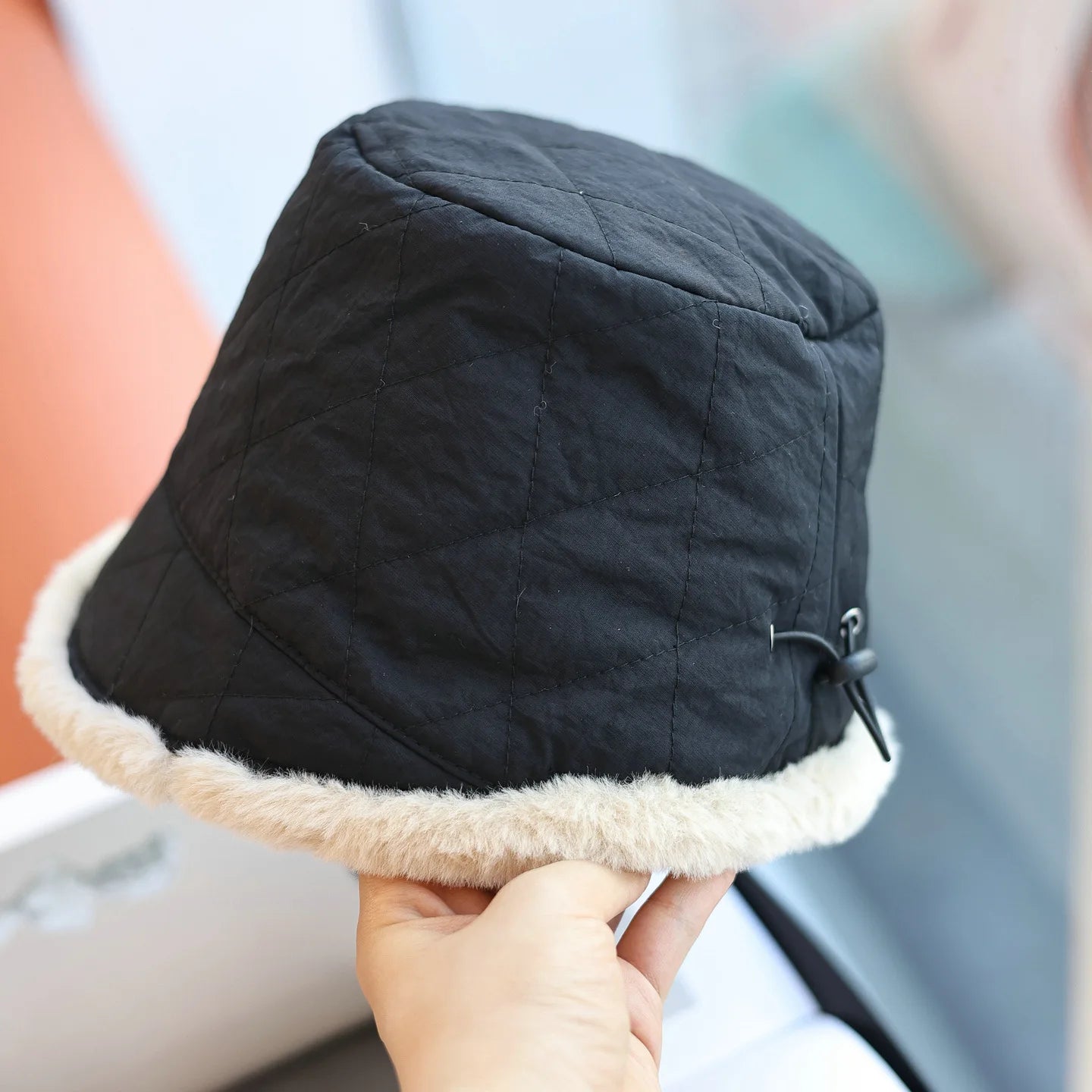 Women's Plush Winter Fisherman Bucket Hat