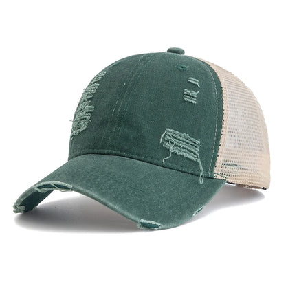 Unisex Washed Cotton Trucker Cap