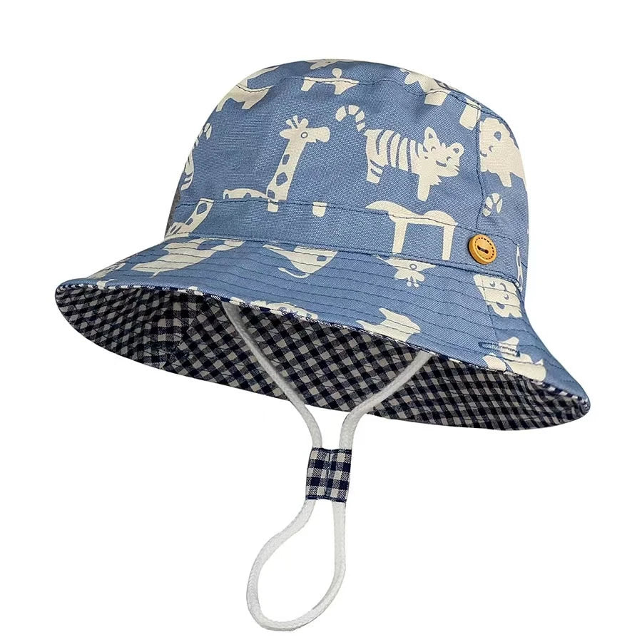 Kids Animal Print Bucket Hat