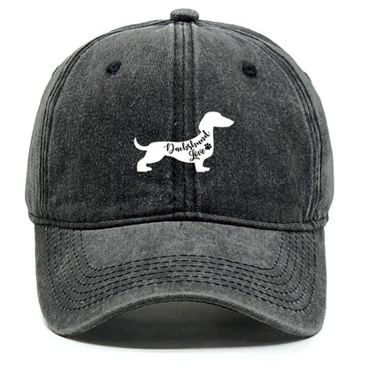 Dachshund Dog Adjustable Cotton Outdoor Baseball Cap