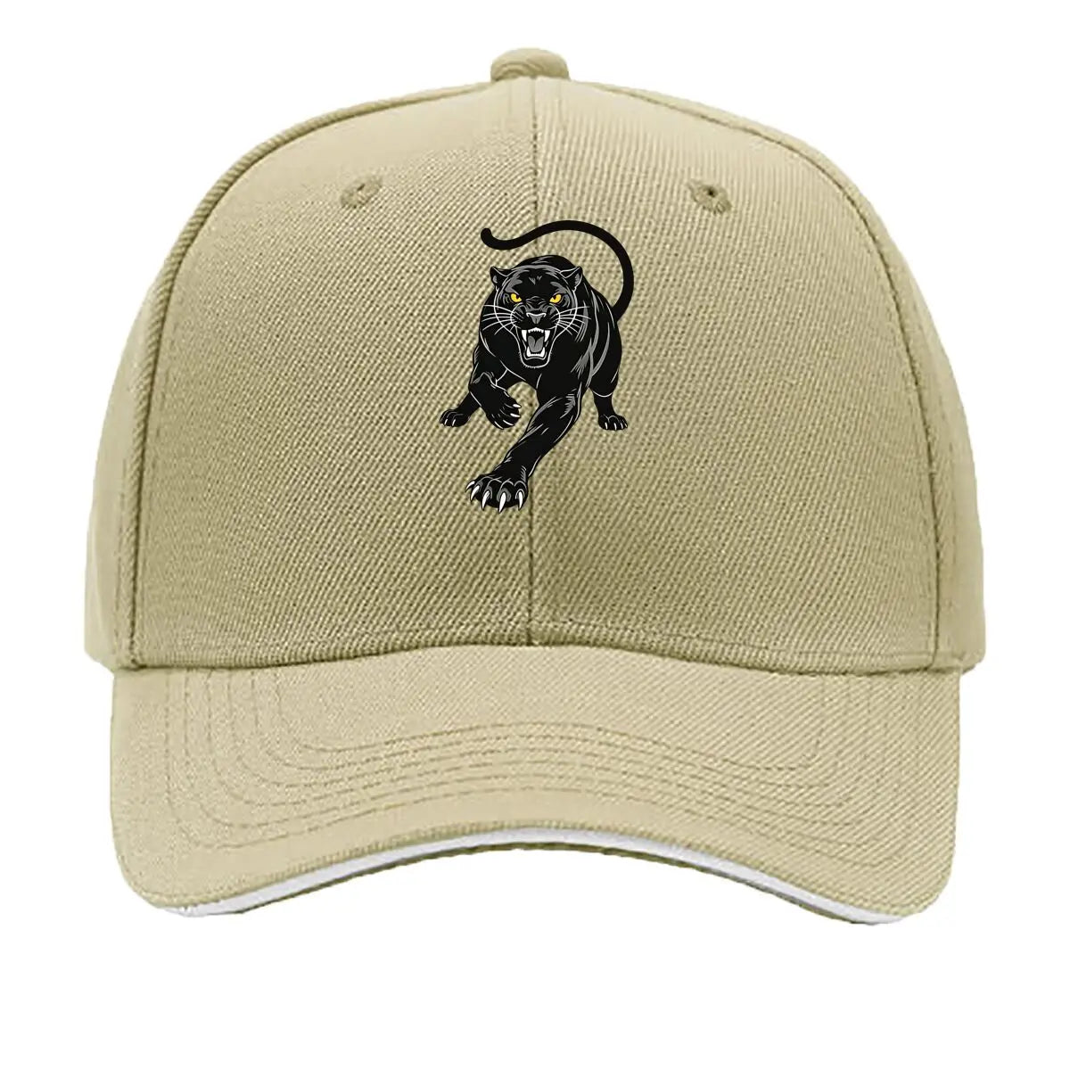 Black Panther Glowing Eyes Streetwear Snapback Baseball Cap