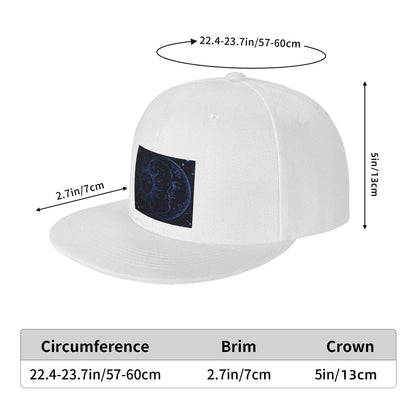Celestial Mystic Sun Moon Snapback Cap