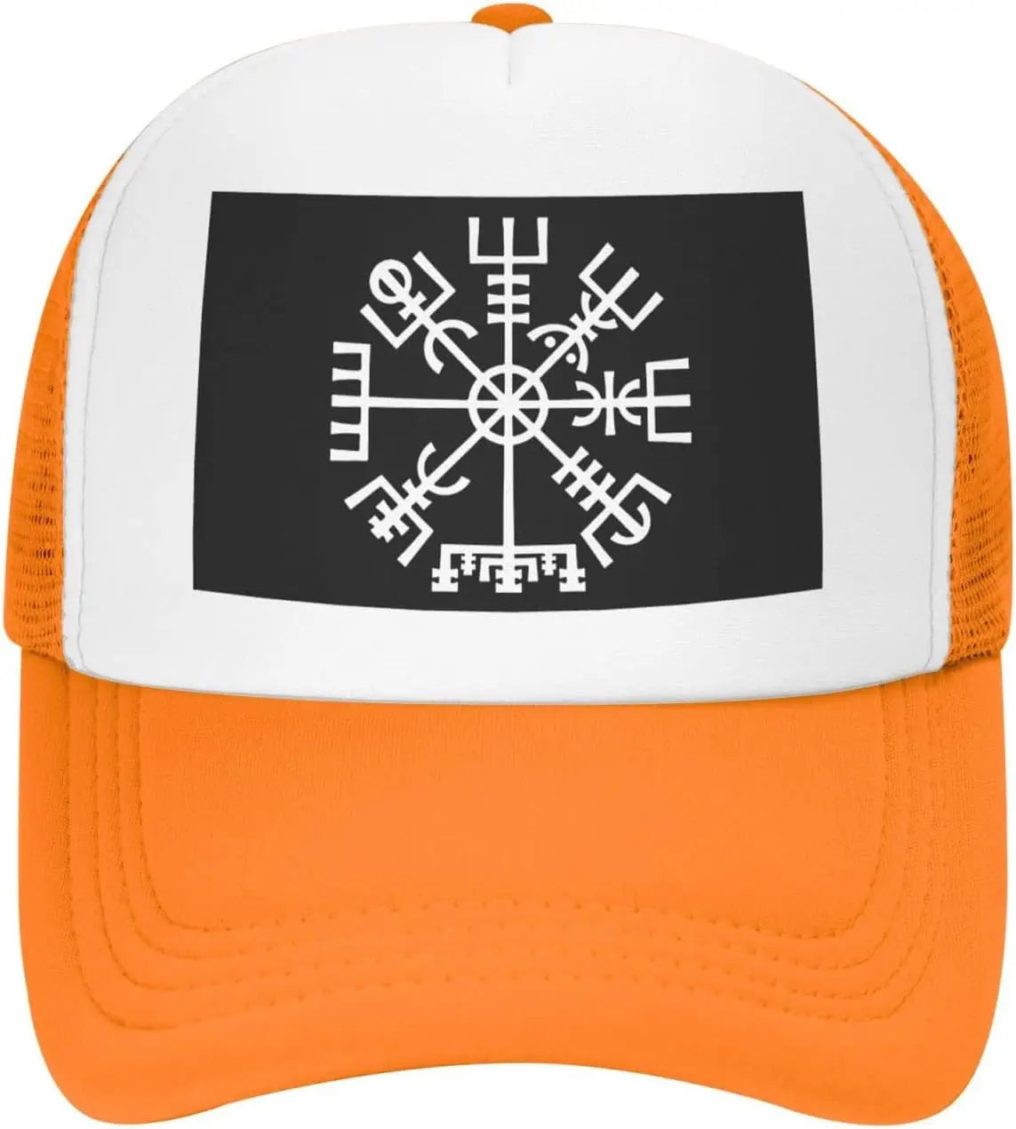 Viking Vegvisir Compass Mesh Snapback Outdoor Baseball Cap