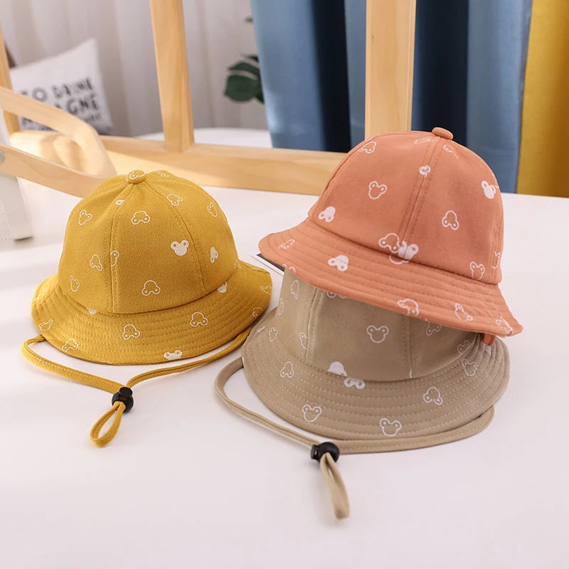 Cute Cartoon UV Protection Baby Bucket Hat