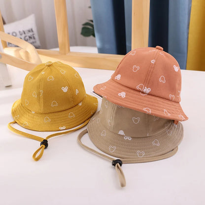 Cute Cartoon UV Protection Baby Bucket Hat