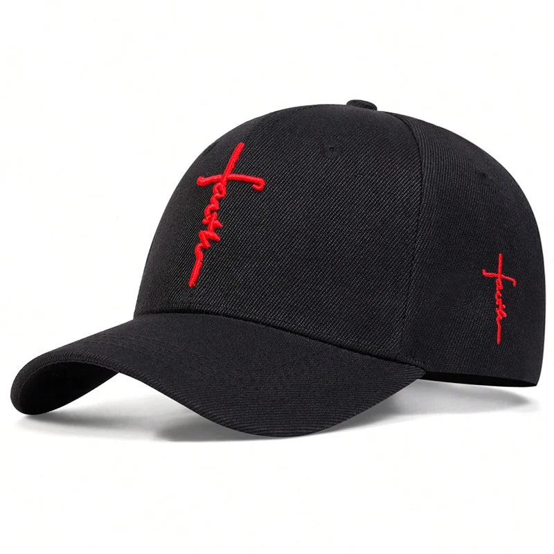 Fashion Faith Embroidered Cotton Unisex Baseball Cap