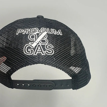GAS Letter Embroidery Mesh Baseball Cap