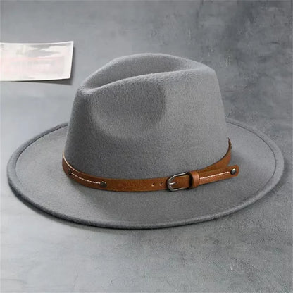 British Flat Brim Wool Bucket Hat