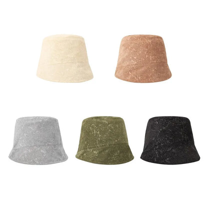 Women Spring Summer Vintage Fashion Sunshade Bucket Hat