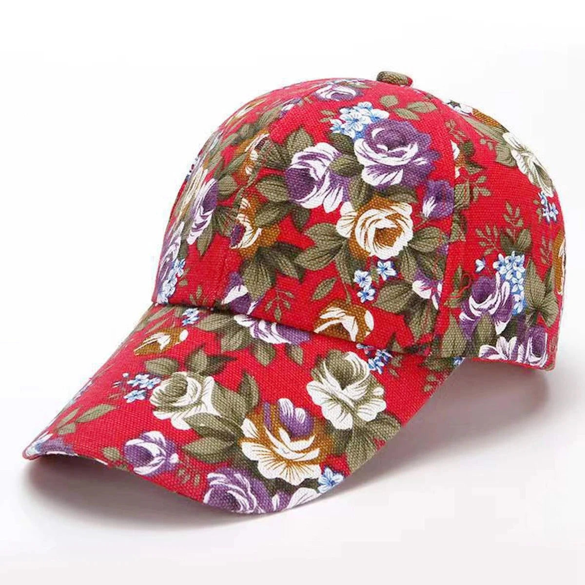 Women’s Floral Print Trucker Baseball Cap