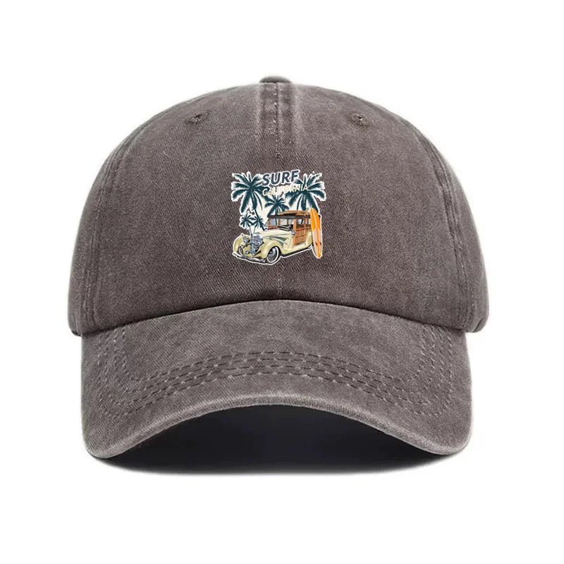 Vintage Washed Cotton Travel Outdoor Baseball Cap