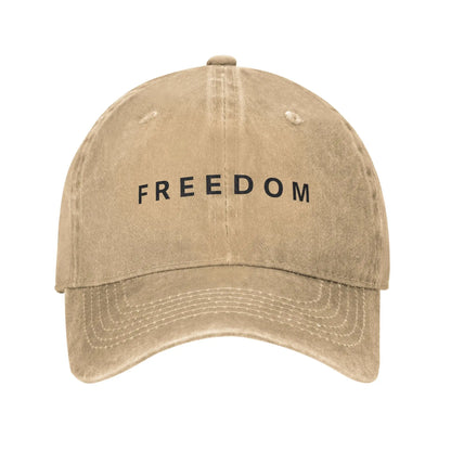 Charlie Kirk Freedom RIP Distressed Baseball Cap