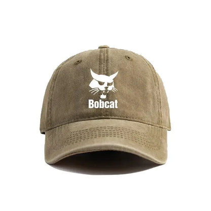 Bobcat Heavy Equipment Retro Outdoor Adjustable Baseball Cap