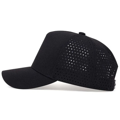 Unisex Solid Color Breathable Baseball Caps