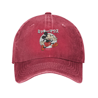 Mickey And Friends Washed Stylish Hip Hop Baseball Cap