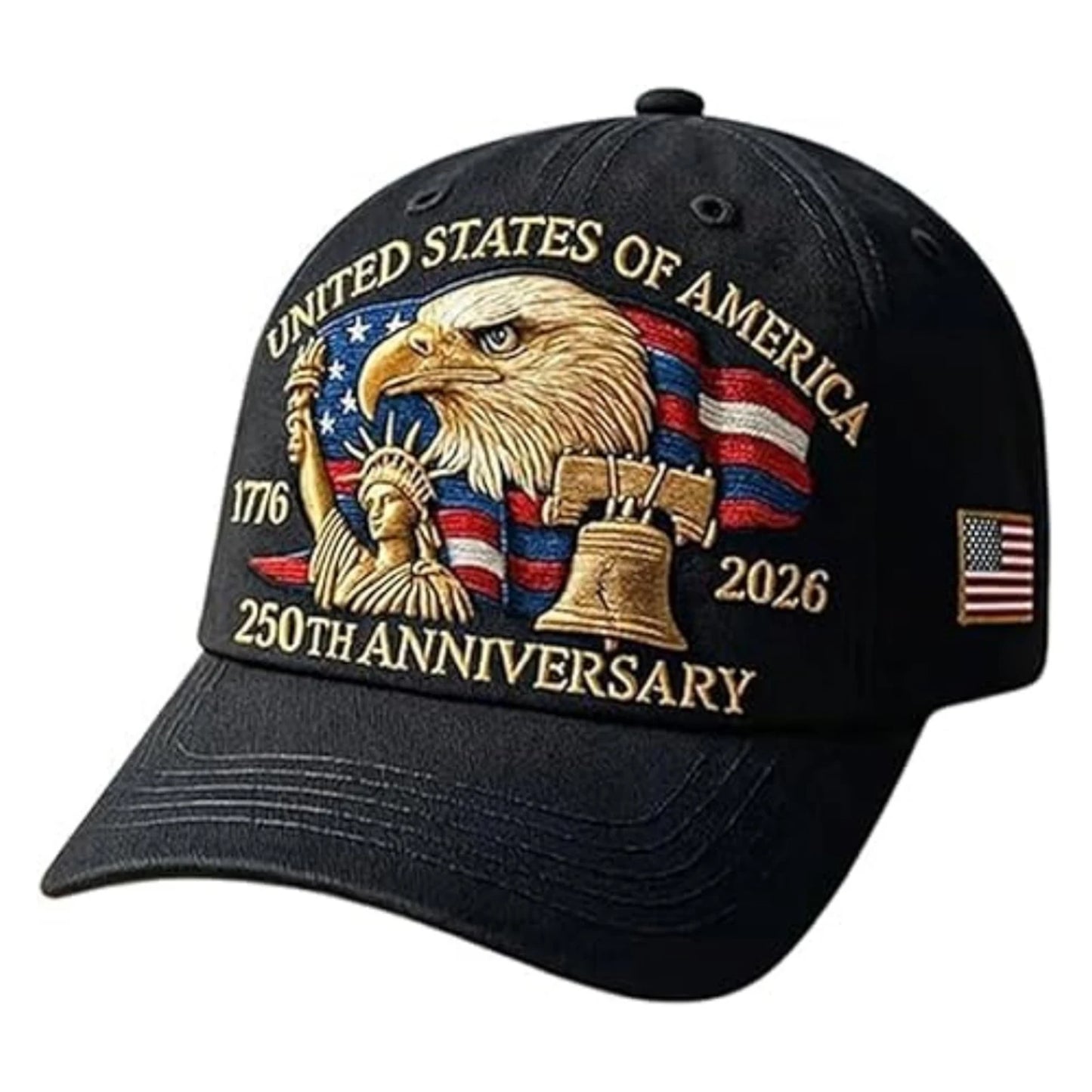 Eagle Print Baseball Cap