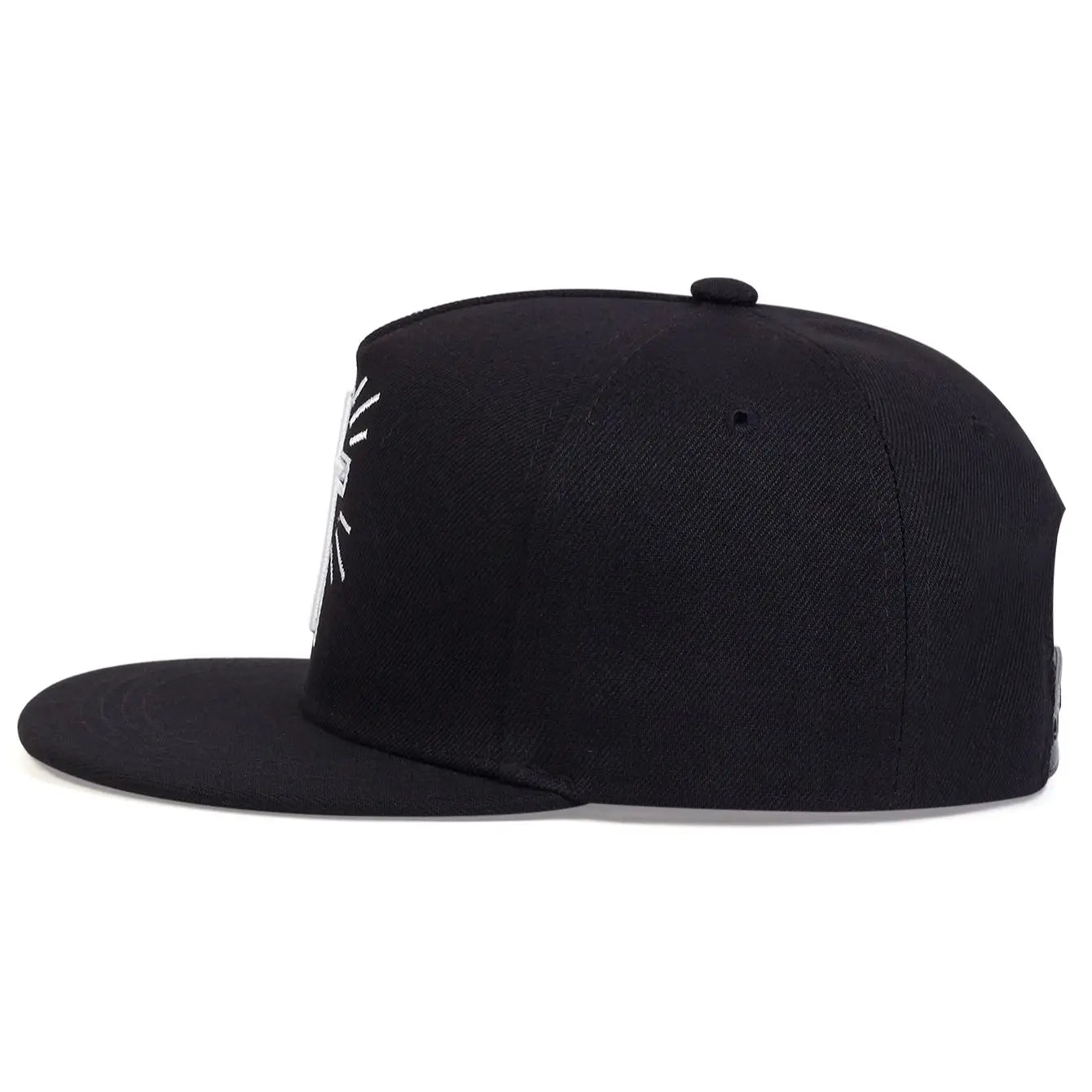 Jesus Cross Embroidered Cotton Snapback Baseball Hat