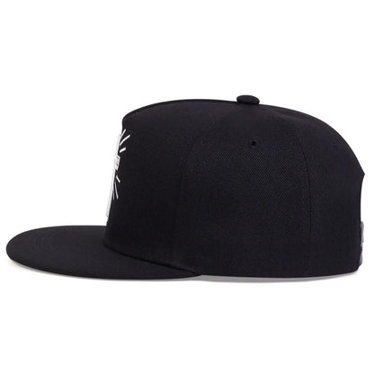 Jesus Cross Embroidered Cotton Snapback Baseball Hat