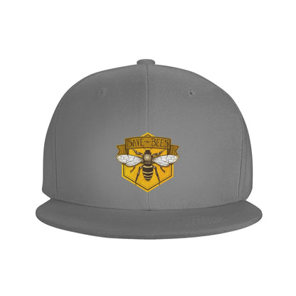 Save The Bees Printed Unisex Snapback Cap
