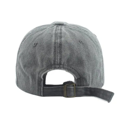 Love Heart Embroidery Washed Baseball Cap