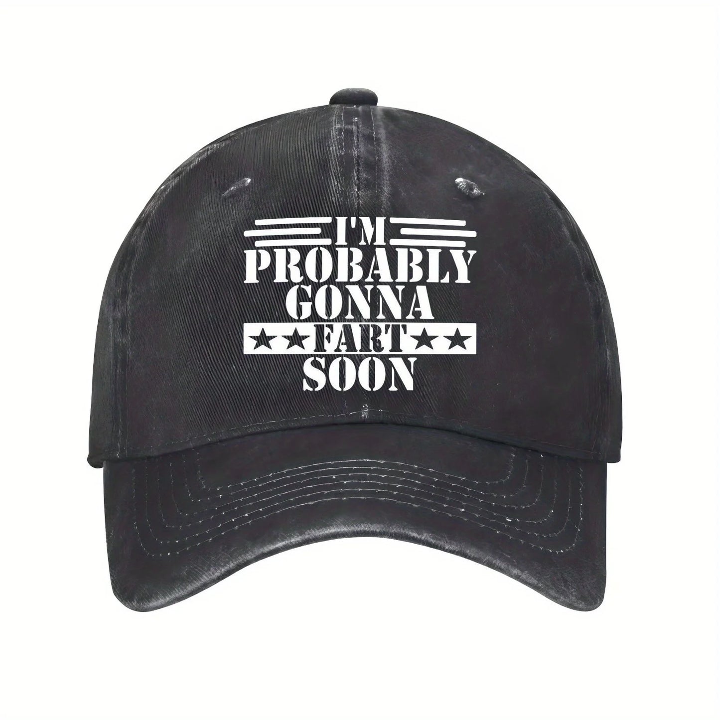 Funny Fart Soon Slogan Adjustable Baseball Cap