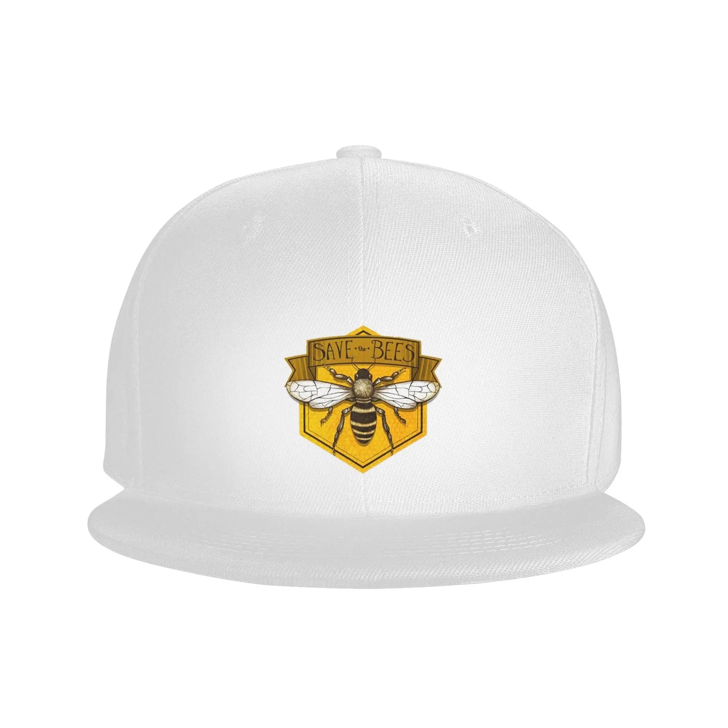 Save The Bees Printed Unisex Snapback Cap