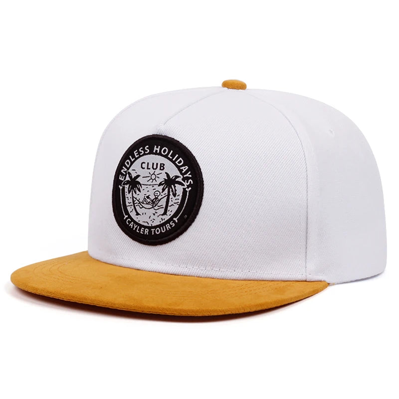 Coconut Tree Beach Party Snapback Cap