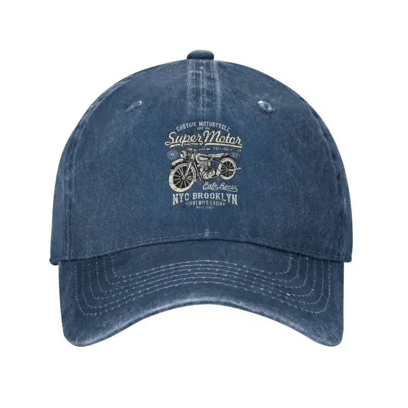 Personalized Cotton Super Motor Sports Baseball Cap