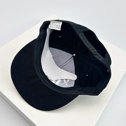 Unisex Flat Eave Embroidered RUN Letters Baseball Hats