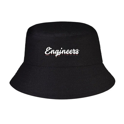 Engineers Retro Graffiti Style Text Winter Bucket Hat