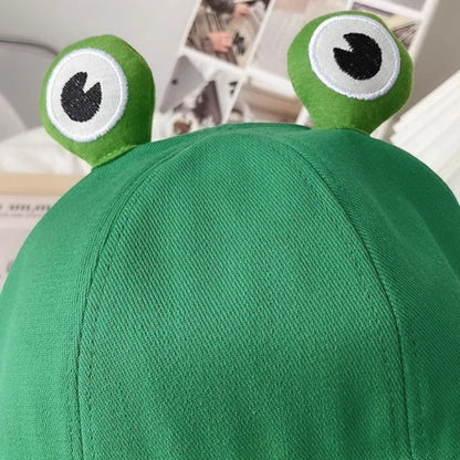 Cute Big Eyes Frog Bucket Hat