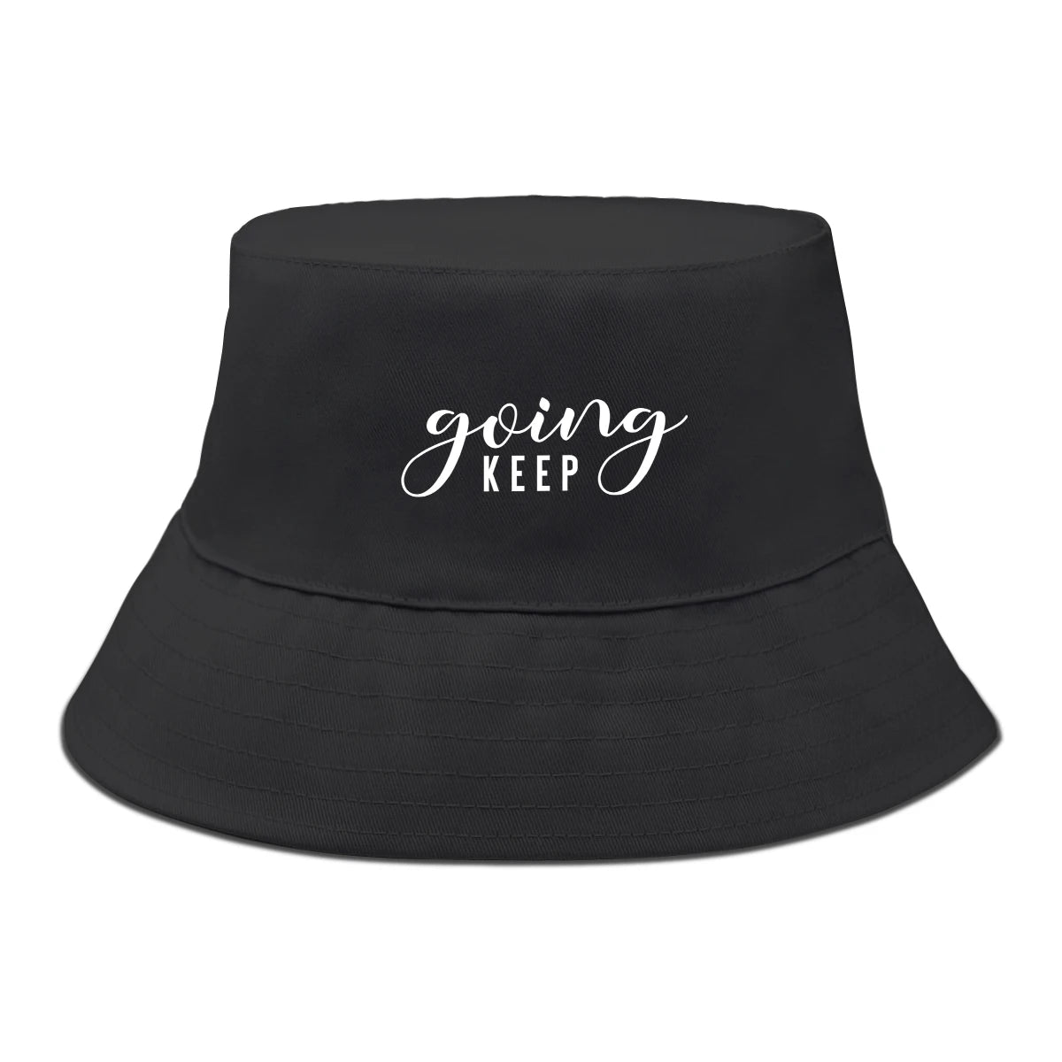 Keep Going Print Bucket Hat