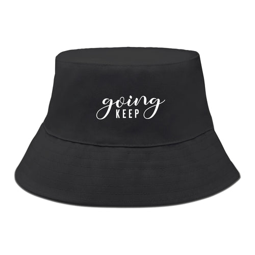 Keep Going Print Bucket Hat