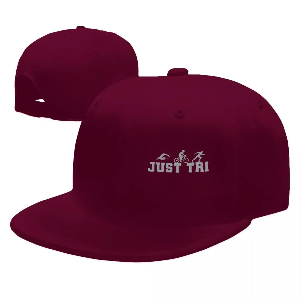 Triathlon Silhouette Sports Adjustable Snapback Cap