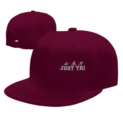Triathlon Silhouette Sports Adjustable Snapback Cap