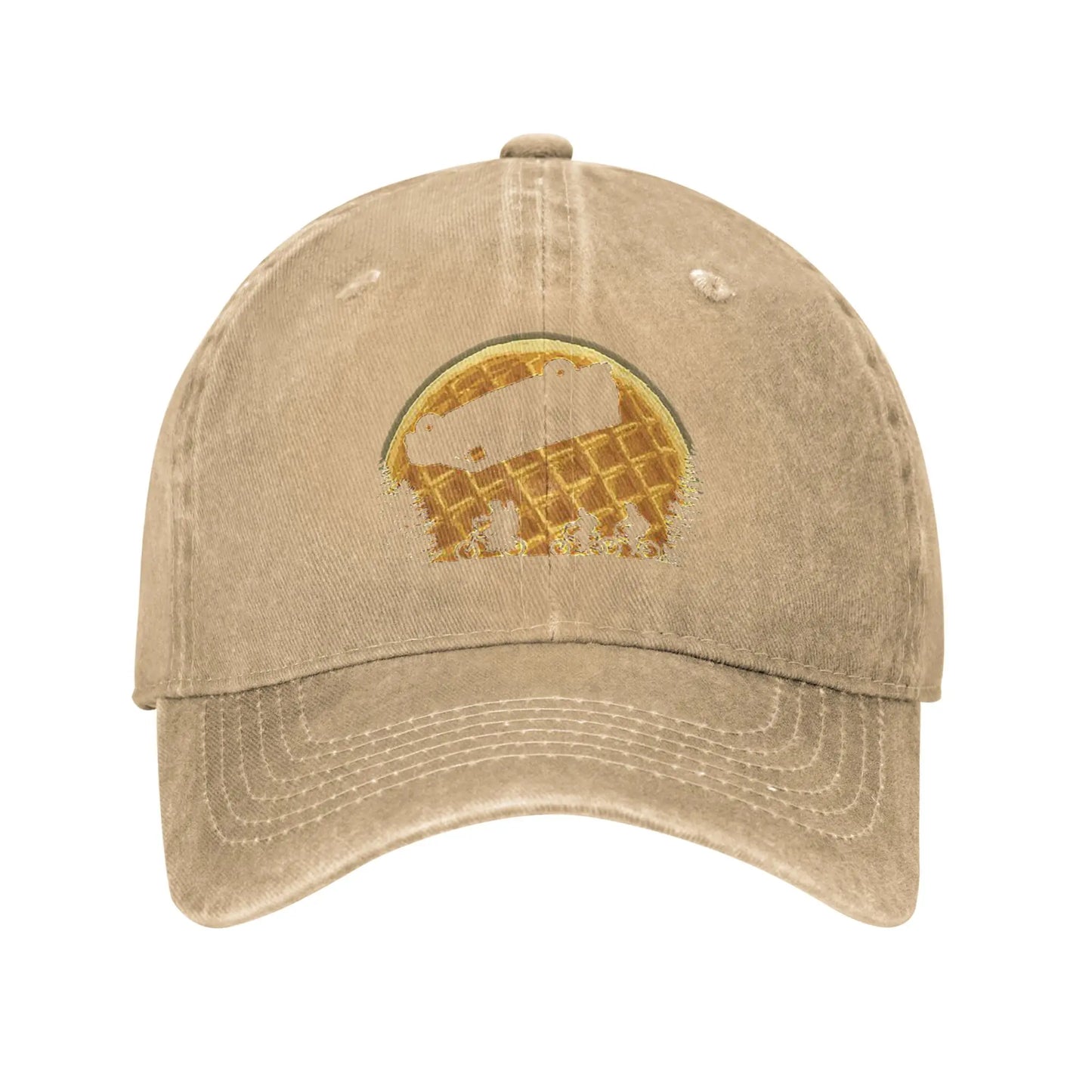 Stranger Moon Washed Denim Casual Baseball Cap