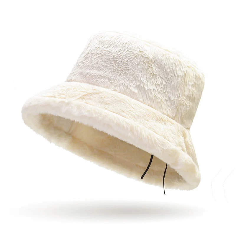 Women's Warm Thick Fisherman Bucket Hat