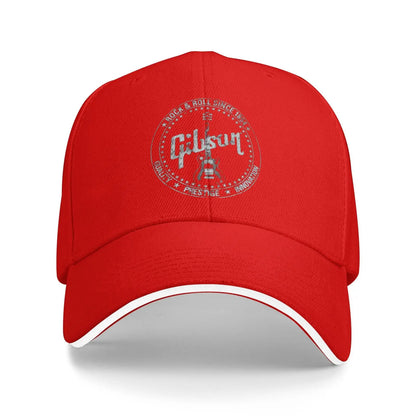 Gibson Guitar Cartoon Baseball Cap