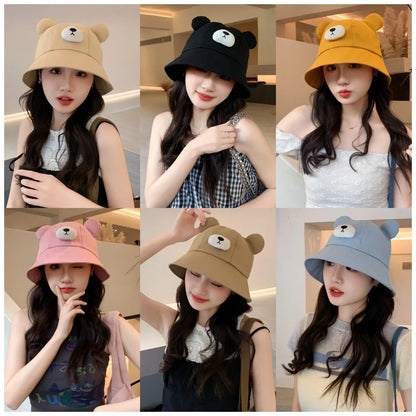 Unisex Cute Dog - Bear Cartoon Bucket Hat