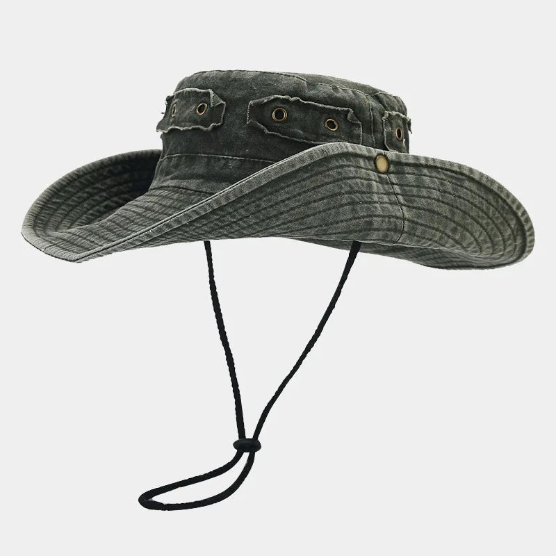 Solid Cotton Four Seasons Bucket Hat