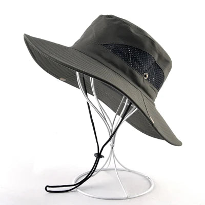 Wide Brim UV Protection Bucket Hat