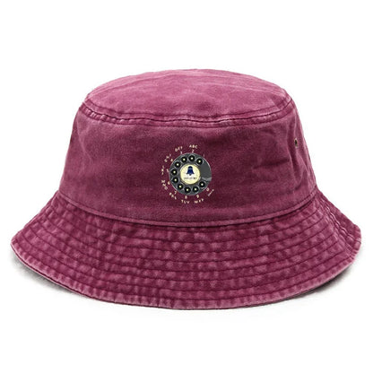Customize Washed Vintage Cowboy Theme Adventure Outdoor Bucket Hat