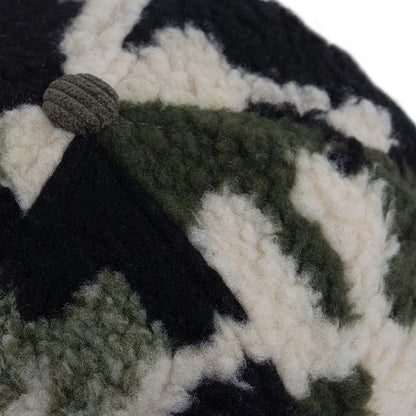 Corduroy Print Winter Baseball Cap