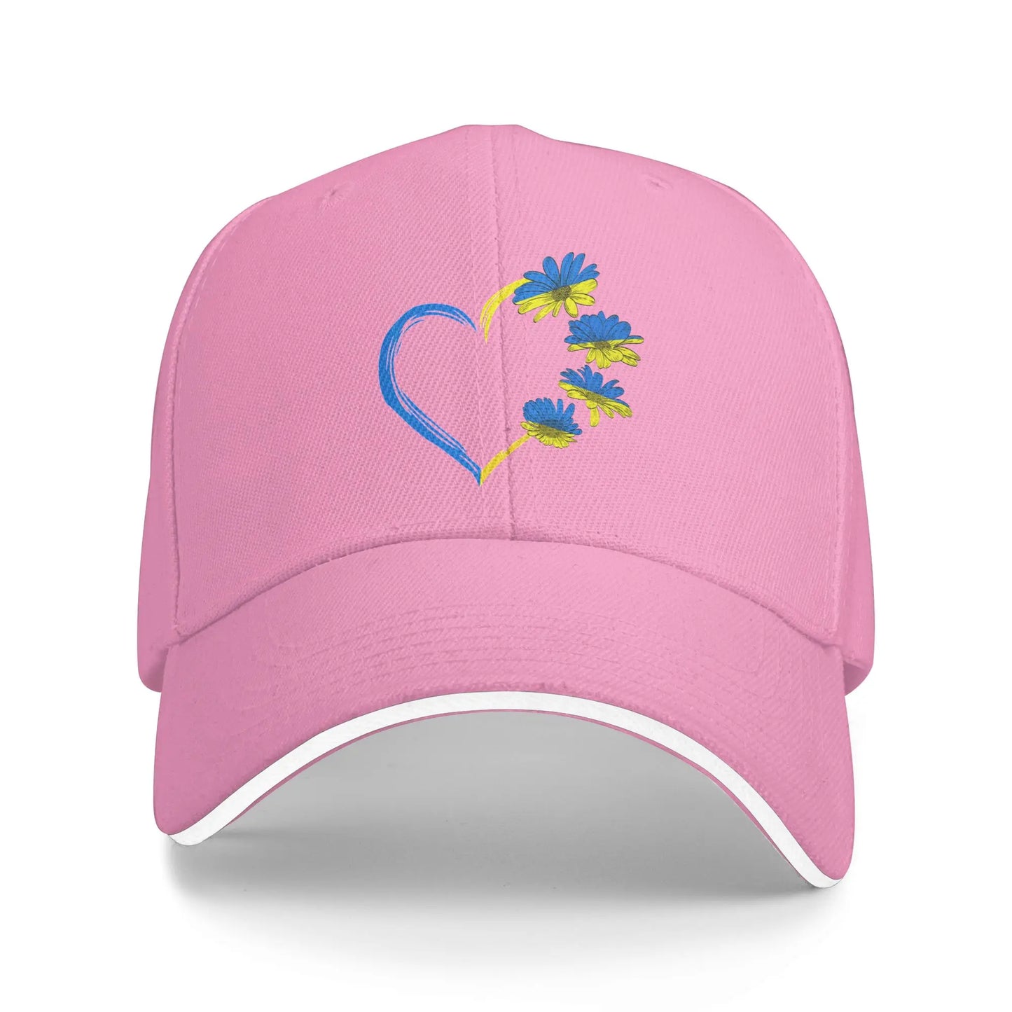 Ukraine Sunflower Flag Vintage Retro Baseball Cap