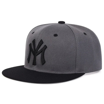 Classic Letter Embroidery Unisex Snapback Cap