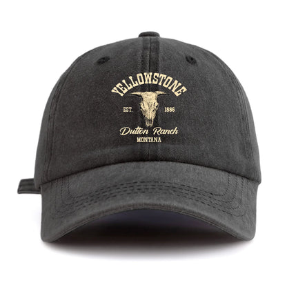 Yellowstone Washed Retro Dad Baseball Cap