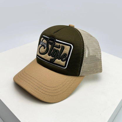 American Vintage Letter Embroidered Baseball Hat