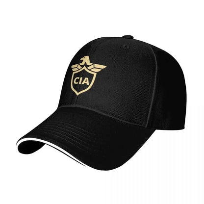 CIA Eagle Golden Hip Hop Trucker Baseball Cap